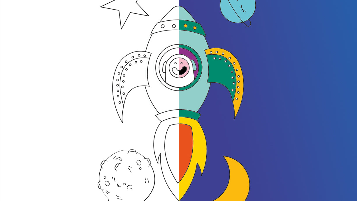 Los grandes beneficios de colorear en los niños
