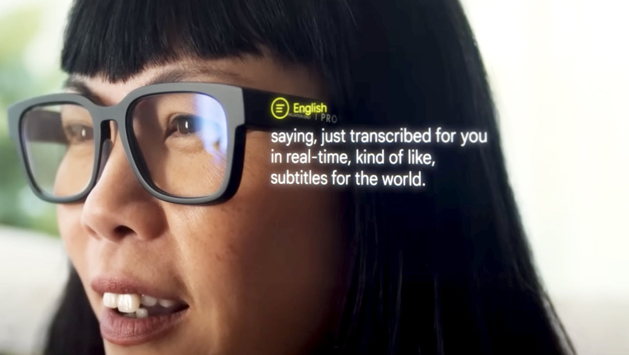 Google presenta unas gafas capaces de traducir y mostrar subtítulos en tiempo real