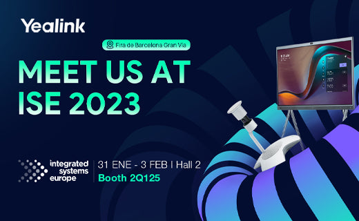 SPC participa, de la mano de Yealink, en ISE 2023 y presenta las últimas novedades de la marca líder en soluciones de colaboración