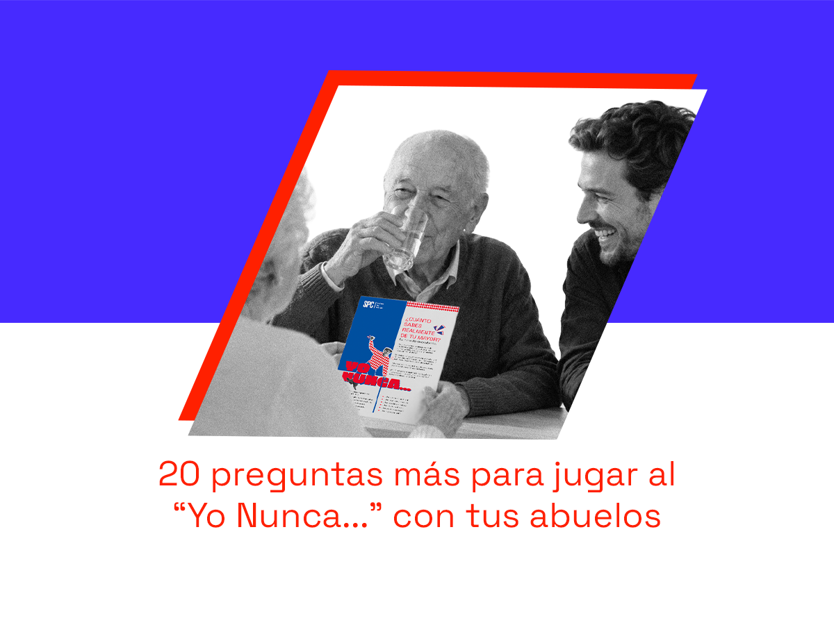 20 preguntas más para jugar al Yo Nunca con tus abuelos