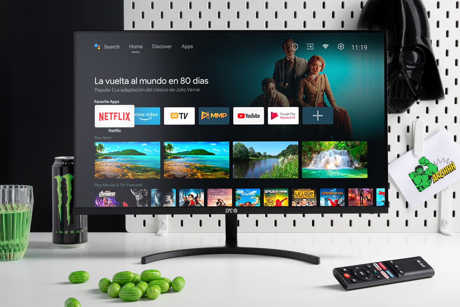SPC SMART MONITOR, el primer monitor inteligente Android con función smart TV y la experiencia de usuario de Google