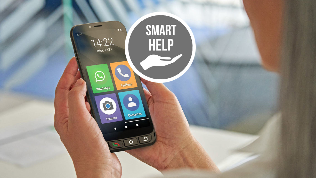 Los teléfonos para mayores de SPC cuidan de los que más queremos con su función Smart Help