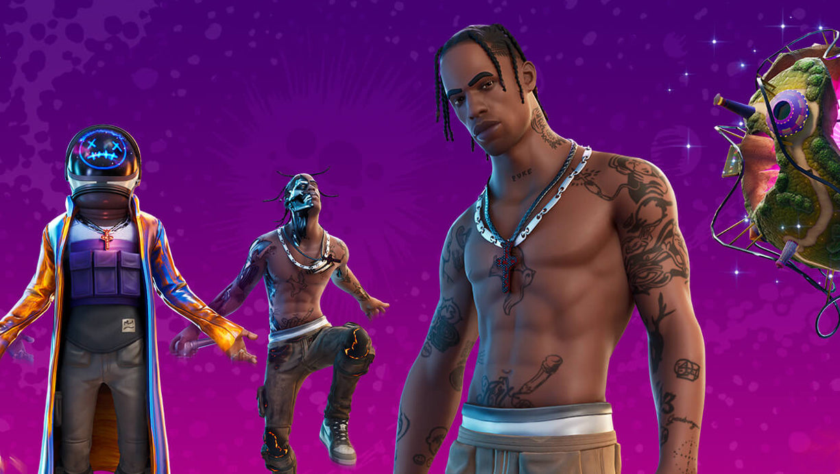 Concierto del Rapero Travis Scott en Fortnite