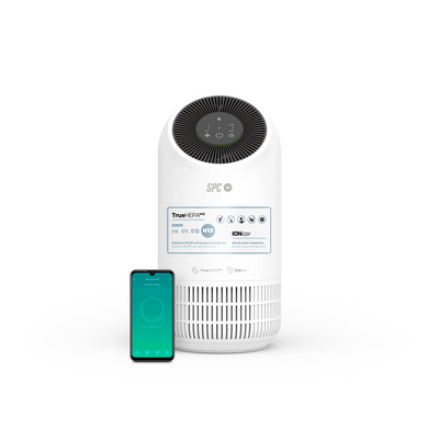 Ar purificado para espaços pequenos e médios