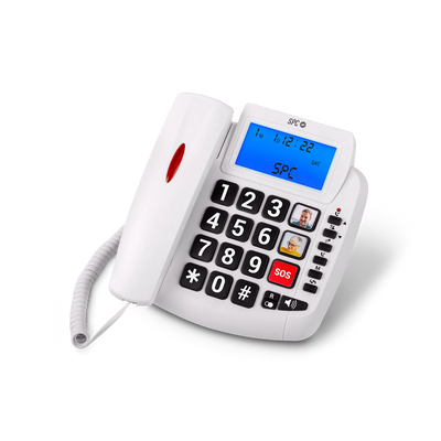 Pantalla iluminada con identificador de llamadas