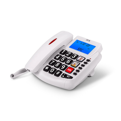 Teclas muy grandes para marcar sin equivocarse