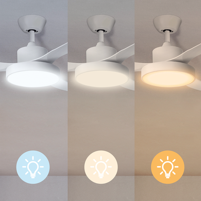 Luz ajustável conforme o ambiente