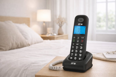 Ideal para pessoas com visão reduzida ou pouco familiarizadas com telefone fixo.