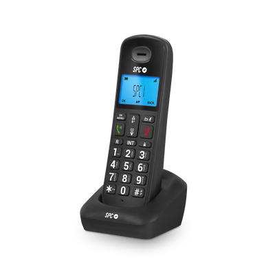 Ecrã iluminado para ver quem chama, tempo de conversa e estado da bateria.