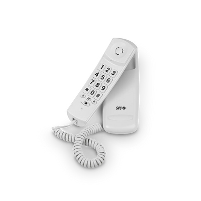 Teclas grandes e bem espaçadas para marcar sem enganos.