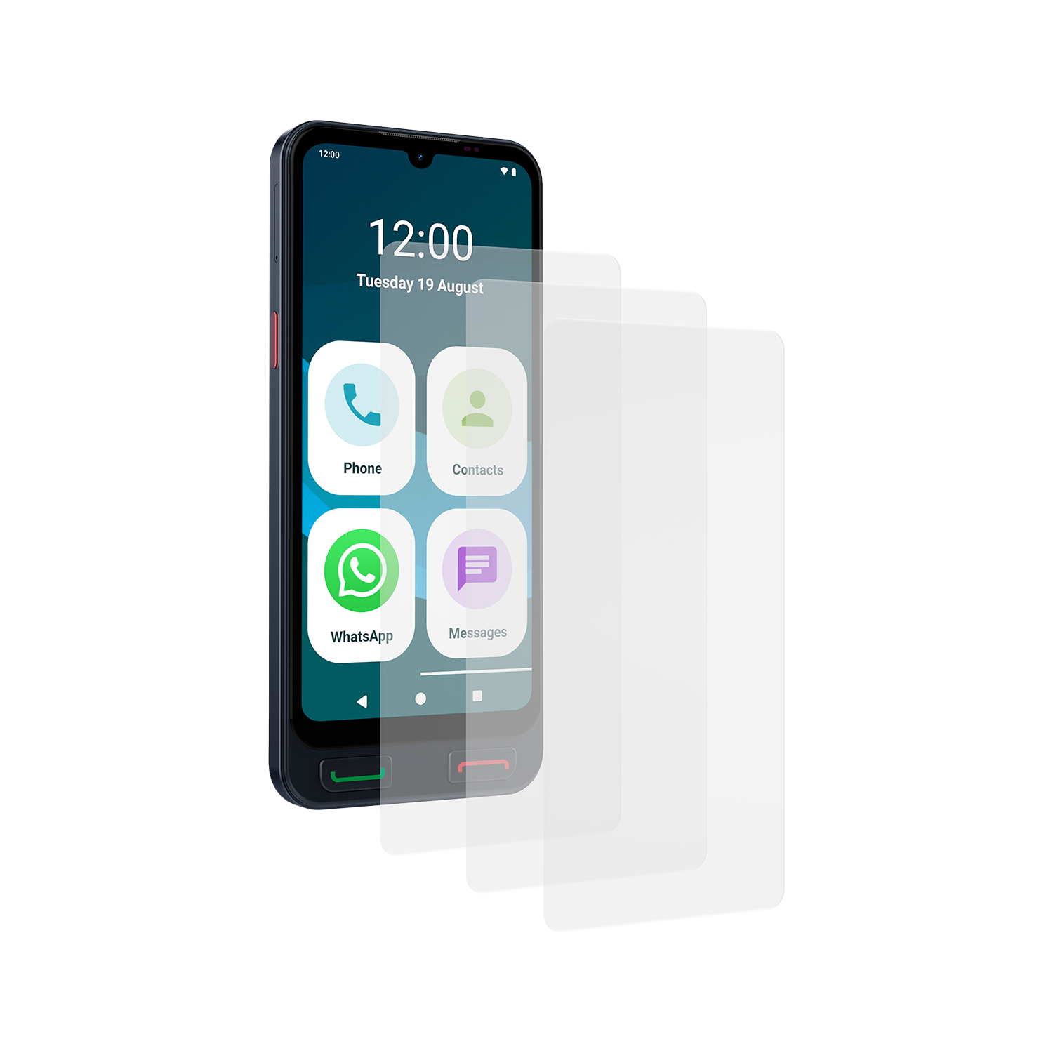SPC 6,1" TEMPERED GLASS