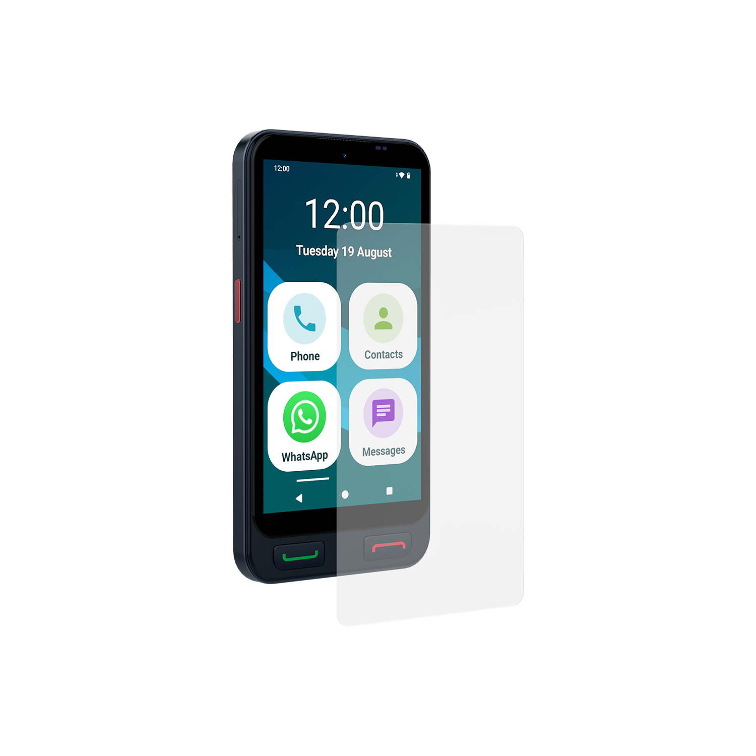 SPC 5" TEMPERED GLASS