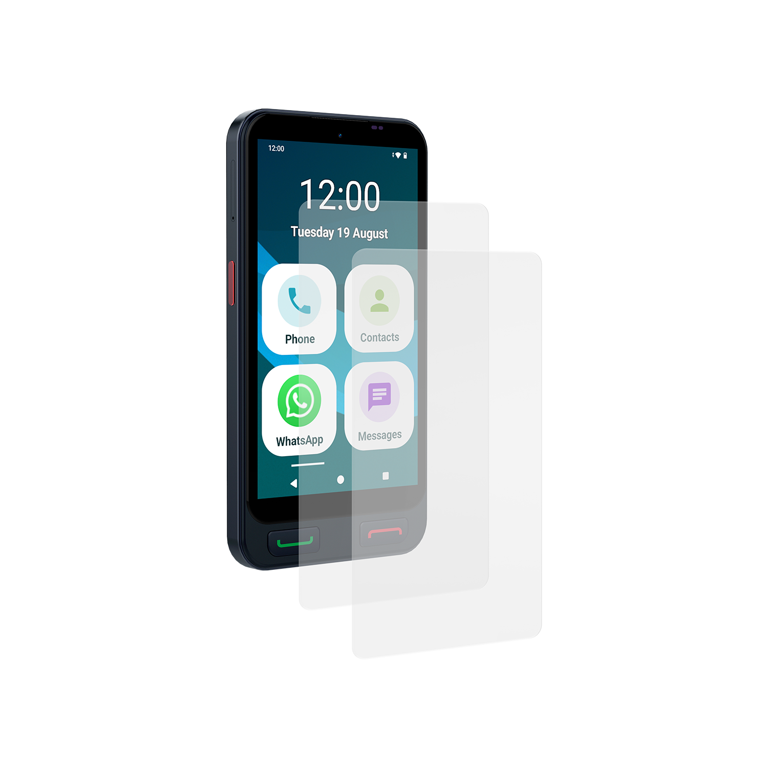 SPC 5" TEMPERED GLASS
