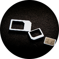 Telefone fixo com cartão SIM