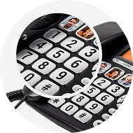 Teclas muito grandes